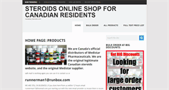 Desktop Screenshot of canadian-steroids.com