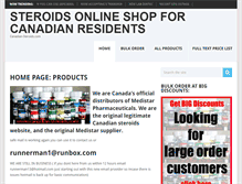 Tablet Screenshot of canadian-steroids.com
